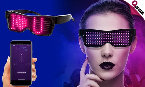 Customizable Bluetooth LED Glasses!